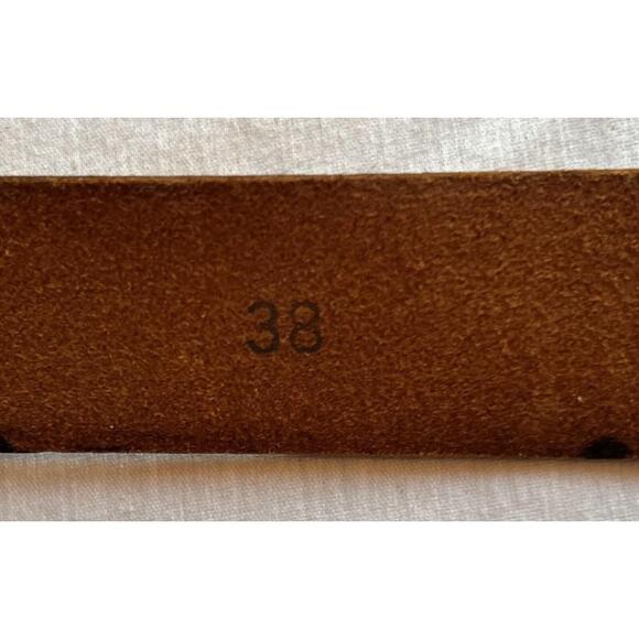 1978 Tech Ether Turner "Winged Cobra" Solid Brass Belt Buckle & Leather Belt - Picture 7 of 8